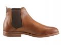 Marken-Herren-Chelseaboots cognac