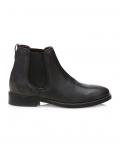 Marken-Herren-Chelseaboots schwarz-used