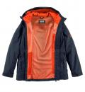 Marken-Herren-Funktionsjacke marine-orange