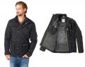 Marken-Herren-Funktionsjacke schwarz