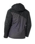 Marken-Herren-Funktionsjacke schwarz-grau