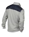 Marken-Herren-Jacke marine-grau