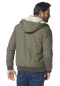 Marken-Herren-Jacke oliv