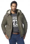 Marken-Herren-Jacke oliv