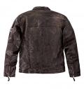 Marken-Herren-Lederjacke braun