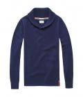 Marken-Herren-Pullover blau