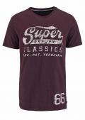 Marken-Herren-Shirt bordeaux