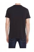 Marken-Herren-Shirt schwarz