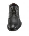 Marken-Herren-Stiefelette schwarz