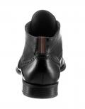 Marken-Herren-Stiefelette schwarz