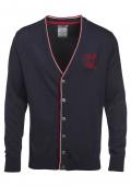 Marken-Herren-Strickjacke marine