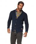 Marken-Herren-Strickjacke marine