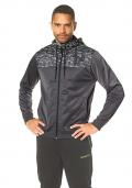 Marken-Herren-Trainingsjacke grau