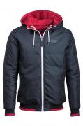 Marken-Herren-Wendejacke blau-rot