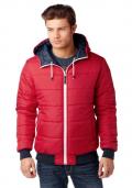 Marken-Herren-Wendejacke blau-rot