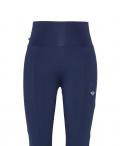 Marken-High-Rise-Sporthose marine