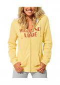 Marken-Hoody gelb