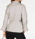 Marken-Jacke hellbeige