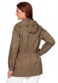 Marken-Jacke taupe