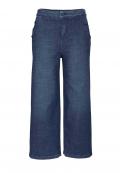 Marken-Jeans-Cullote blau