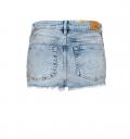 Marken-Jeans-Shortpants blau-used