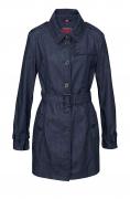 Marken-Jeans-Trenchcoat dunkelblau