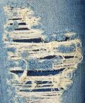 Marken-Jeans blau-used