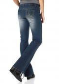 Marken-Jeans mit Steinen blue used