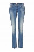 Marken-Jeans nass blue