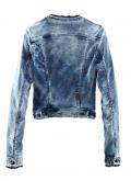 Marken-Jeansjacke acid wash