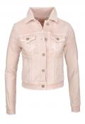 Marken-Jeansjacke apricot