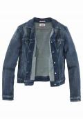 Marken-Jeansjacke blau