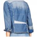 Marken-Jeansjacke hellblau