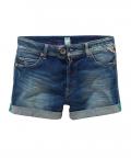 Marken-Jeansshorts blau-used