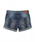 Marken-Jeansshorts blau-used