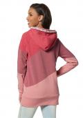 Marken-Kapuzen-Sweatshirt rosa-bunt