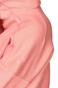 Marken-Kapuzensweatjacke rosa