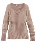 Marken-Kaschmirpullover beige