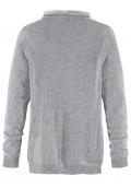 Marken-Kaschmirpullover grau