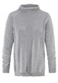 Marken-Kaschmirpullover grau