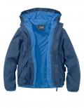 Marken-Kinder-Outdoorjacke blau