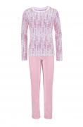 Marken-Kinder-Pyjama weiß-pink Gr. 12