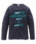 Marken-Kinder-Shirt marine-aqua