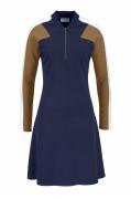 Marken-Kleid marine-camel