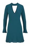 Marken-Kleid petrol