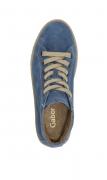 Marken-Leder-High-Top-Sneaker blau Gr. 2,5