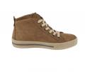 Marken-Leder-High-Top-Sneaker cognac Gr. 5 UK / 38 EU