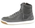 Marken-Leder-Sneaker grau