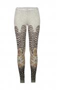 Marken-Leggings grau-bunt