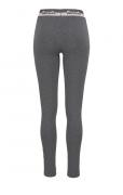 Marken-Leggings grau-melange